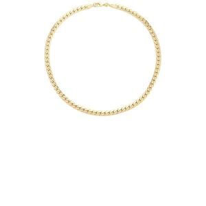 Jordan Road Jewelry Flat Chain Necklace In 18K Gold Plated Brass - One Size
